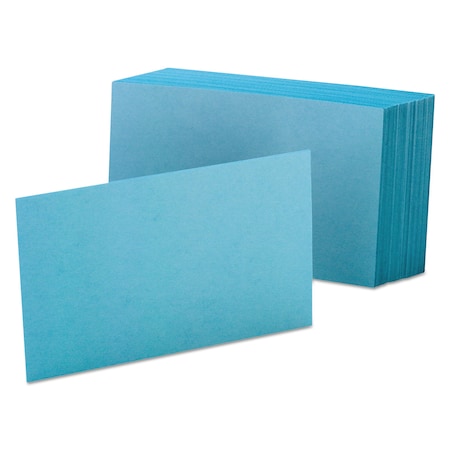 Oxford Index Card, Plain, 4x6", Blue, PK100 7420-BLU